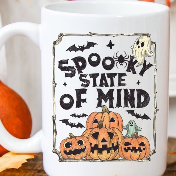 Other - SPOOKY STATE OF MIND CERAMIC MUG 15 oz